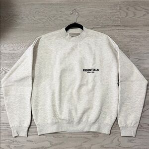 FEAR OF GOD ESSENTIALS Off-White Crewneck Sweatshirt